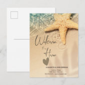 セアスター・ビーチのお知らせポストカード 案内ポストカード (正面/裏面)