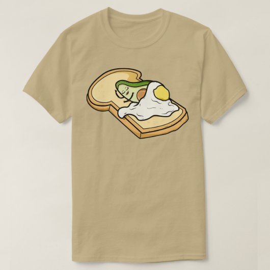 セアボカドトーストダメンヴェガナーベジタリエ3 Tシャツ (デザイン正面)