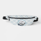 セアヤムテリア絵を描の可愛いオリジナルドッグアート ファニーパック (正面)