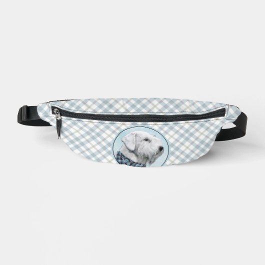 セアヤムテリア絵を描の可愛いオリジナルドッグアート ファニーパック (正面)