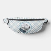 セアヤムテリア絵を描の可愛いオリジナルドッグアート ファニーパック (レイダウン)