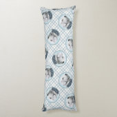 セアヤムテリア絵を描の可愛いオリジナルドッグアート ボディピロー (裏面 (縦))