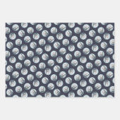 セアヤムテリア絵を描の可愛いオリジナルドッグアート ラッピングペーパーシート (正面3)