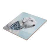 セアヤムテリア絵画ズ – かわいいオリジナルドッグアート タイル (側面)