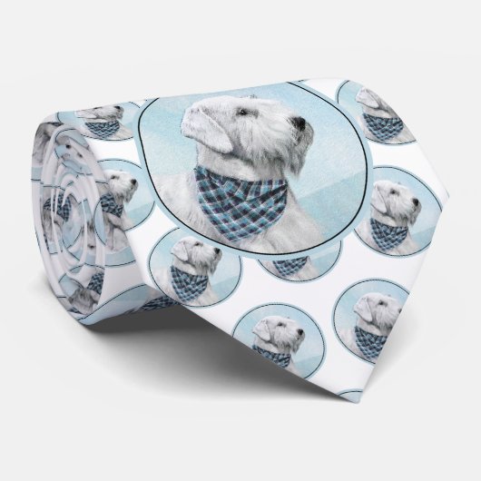 セアヤムテリア絵画ズ – かわいいオリジナルドッグアート ネクタイ (ロール)