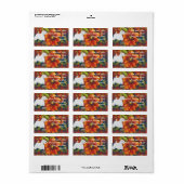 セアリハムテリアオータムフローラデザイン ラベル (フルシート)