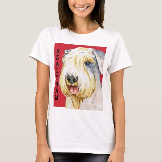 セアリハムテリアカラーブロック Tシャツ (正面)
