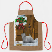セアリハムテリアクリスマスギフト エプロン (正面)
