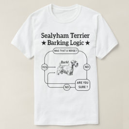 セアリハムテリアバーキングロジックおもしろい犬皮肉 Tシャツ