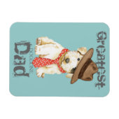 セアリハムテリアパパ磁石 マグネット (横)