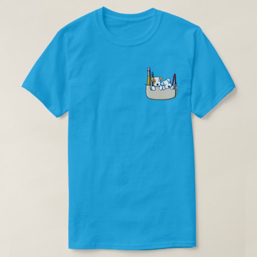 セアリハムテリアポケットプロテクターTシャツ Tシャツ (デザイン正面)