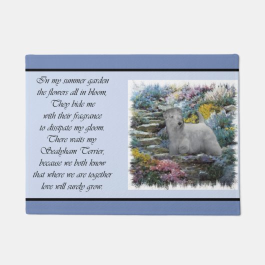 セアリハムテリアラバーズアート ドアマット (正面)