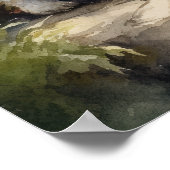 セアリハムテリアードッグアートプリントポスター ポスター (角)