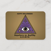 セアンスソーリースピリットボード招待状 エンクロージャーカード (裏面)