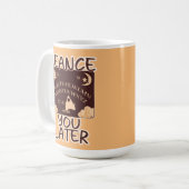 セアンスUの後のスピリットボードハロウィーンユーモア コーヒーマグカップ (正面左)