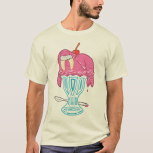 セイウチのサンデー-規則的なワイシャツ Tシャツ