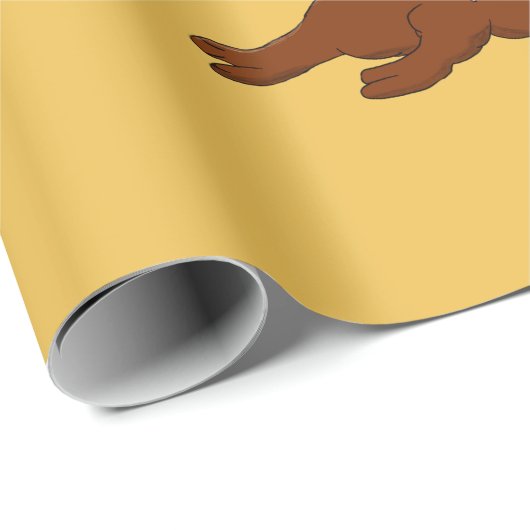 セイウチのデザインの包装紙 ラッピングペーパー (ロールコーナー)