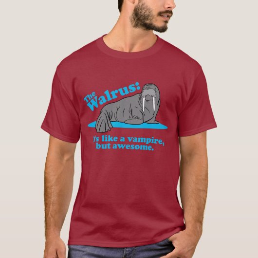 セイウチの吸血鬼 Tシャツ (正面)