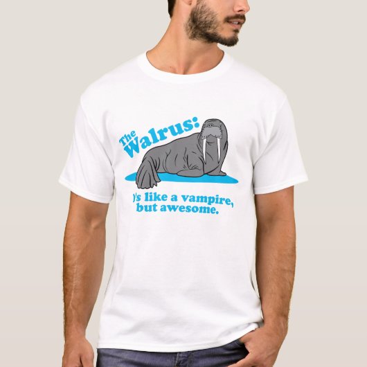 セイウチの吸血鬼 Tシャツ (正面)
