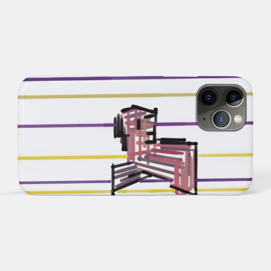セイウチの夏の喜び Case-Mate iPhoneケース (裏面(横))