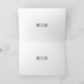 セイウチの漫画イラストレーション カード (内部)