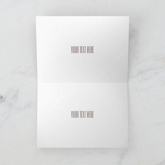 セイウチの漫画イラストレーション カード (内部)