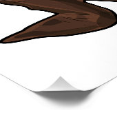 セイウチの漫画イラストレーション ポスター (コーナー)