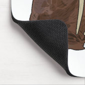 セイウチの漫画イラストレーション マウスパッド (コーナー)