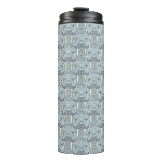 セイウチの髭パターン タンブラー (正面)