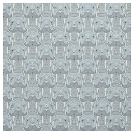 セイウチの髭パターン ファブリック (見本)