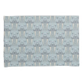 セイウチの髭パターン 枕カバー (正面右)