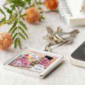 セイウチを歌う心配な親おもしろい達 キーホルダー (側面)