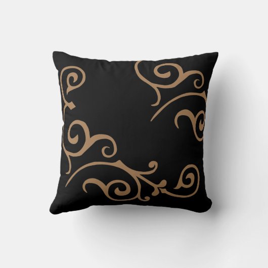 セイウチ黒檀の枕 クッション (裏面)