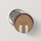 セイウチ2 缶バッジ (正面&裏面)