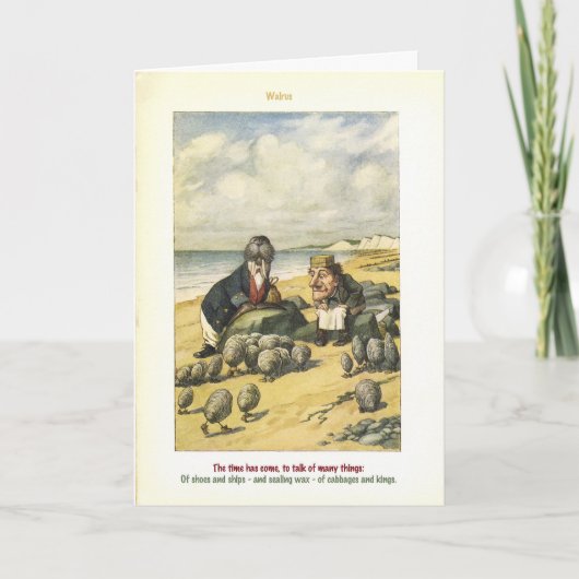 セイウチ カード (正面)