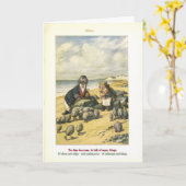 セイウチ カード (黄色い花)