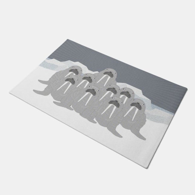 セイウチ ドアマット (アングル)