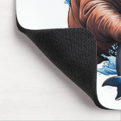 セイウラス魚釣りインザシー マウスパッド (コーナー)