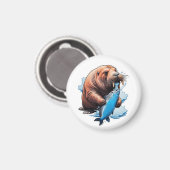 セイウラス魚釣りインザシー マグネット (正面/裏面)