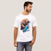 セイウラス魚釣りインザシー Tシャツ (正面フル)
