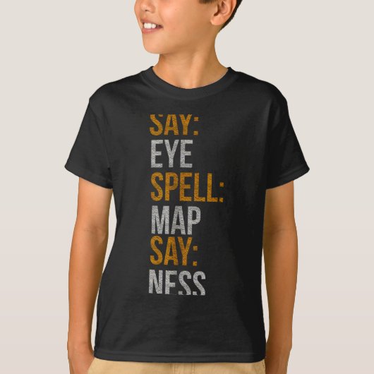 セイエイ スペルマップ セイネス ヴィンテージ Tシャツ (正面)