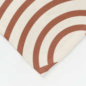 セイガイハ日本のウェーブラストテラコッタ フリースブランケット (角)