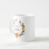 セイグレース秋水彩リース コーヒーマグカップ (正面左)