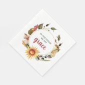 セイグレース秋水彩リース スタンダードランチョンナプキン (角)