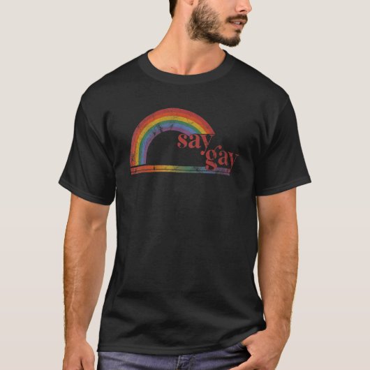 セイゲイレインボーLgbtqゲイの権利 Tシャツ (正面)