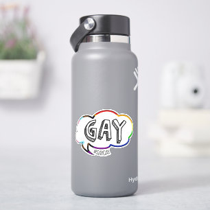 セイゲイレインボーLGBTQ+プライドスピーチバブル#saygay シール