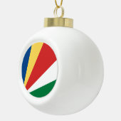 セイシェルの旗 セラミックボールオーナメント (右)