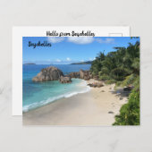 セイシェルモルディブポストカード ポストカード (正面/裏面)