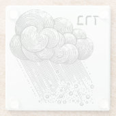 セイダーの雹の疫病 ガラスコースター (裏面)