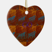 セイバンナ サファリ 行こう ゾウ ハクナマタタ だ セラミックオーナメント (右)